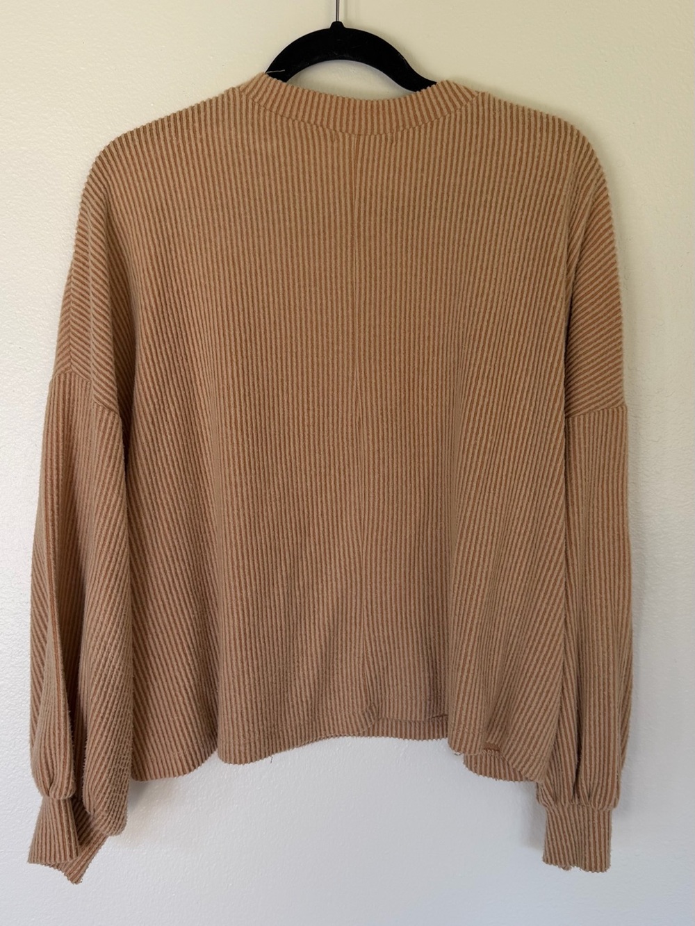 VICI Tan Ribbed Sweater - Picture 2 of 4